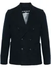 Circolo 1901 Double-breasted Blazer In Navy Blue
