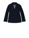 Circolo 1901 Navy Blue Double Breasted Jacket For Men In Blue