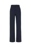 Circolo 1901 Navy Blue Stretch Cotton Pants In 447