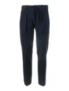 Circolo 1901 Navy Blue Trousers In Blue