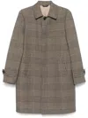 Circolo 1901 Overcheck Coat In 中性色