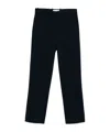 Circolo 1901 Navy Blue Cotton Blended Trousers In Black