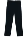 Circolo 1901 Navy Blue Cotton Blended Trousers In Blue
