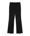 Circolo 1901 Flared Black Pants With Tailored Design In Black