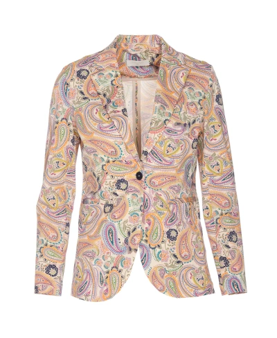 Circolo 1901 Paisley Print Jacket In Multicolour