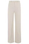 Circolo 1901 Piquet Pants In Sugar