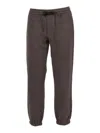 Circolo 1901 Tailored Cuffed Wool Pants With Structured Fit In Brown
