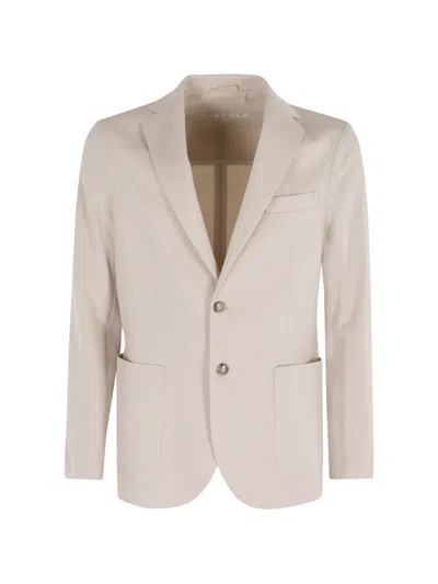 Circolo 1901 Patch-pocket Blazer In Neutral