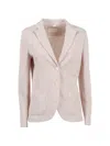 Circolo 1901 Pattern Buttoned Blazer In Pink