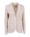 Circolo 1901 Pattern Buttoned Blazer In Pink