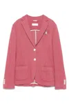 Circolo 1901 Pink Cotton Single-breasted Blazer