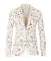 Circolo 1901 Patterned Blazer In Purple
