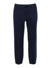 Circolo 1901 Classic Cuffed Wool Trousers With Tailored Fit In Blue