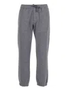 Circolo 1901 Cuffed Wool Trousers With Structured Fit In Gray