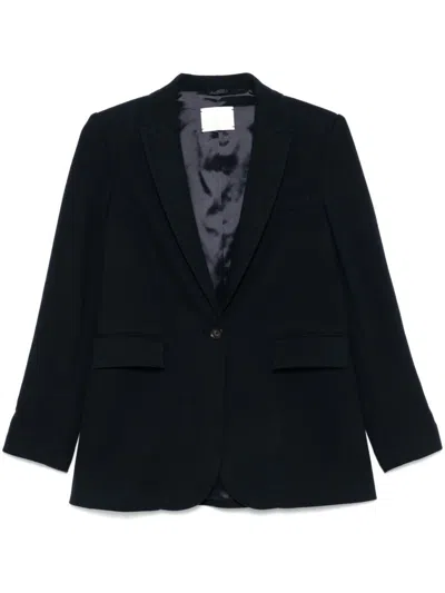 Circolo 1901 Double-breasted Jacket Women Blue Black