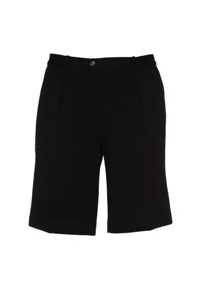 Circolo 1901 Pence Piquet Shorts In Black