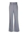Circolo 1901 Pinstripe-pattern Flared Trousers