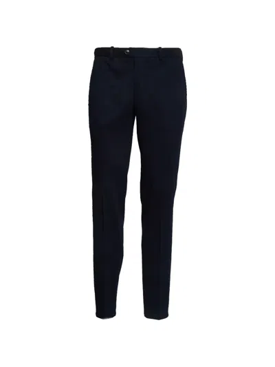 Circolo 1901 Piqué Flap Chinos In Black