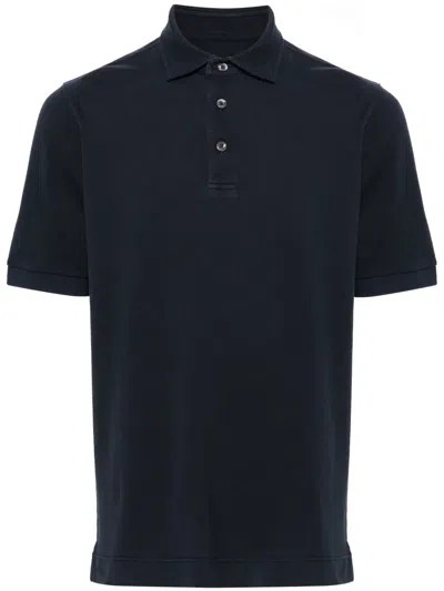 Circolo 1901 Piqué Polo Shirt In Blue