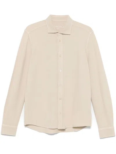 Circolo 1901 Piqué Shirt In Neutrals