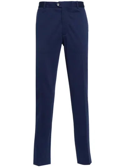 Circolo 1901 Piqué-weave Chinos In Blue