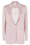 Circolo 1901 Long-sleeved Suit Coat In Pink