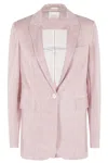 Circolo 1901 Long-sleeved Suit Coat In Pink