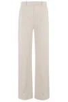 Circolo 1901 Piquet Pants In Neutrals