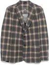 CIRCOLO 1901 PLAID-CHECK BLAZER