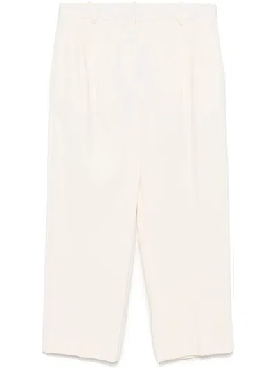 Circolo 1901 Pleat-detail Trousers In Neutrals