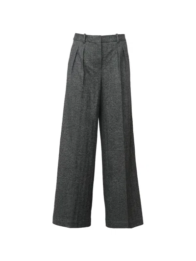 Circolo 1901 Pleated-detail Trousers In Gray