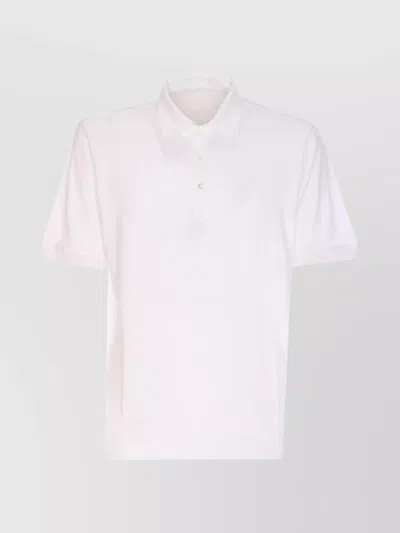 CIRCOLO 1901 POLO SHIRT WITH RIBBED CUFFS AND SHORT SLEEVES