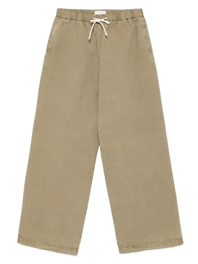 Circolo 1901 Poplin Trousers In Green