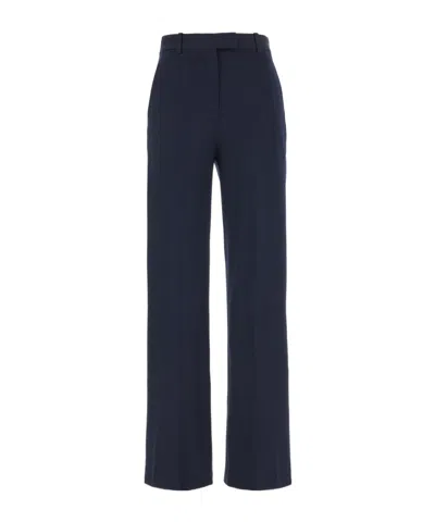 CIRCOLO 1901 PRESSED-CREASE WIDE-LEG TROUSERS