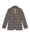 Circolo 1901 Price Of Wales-check Blazer In Black