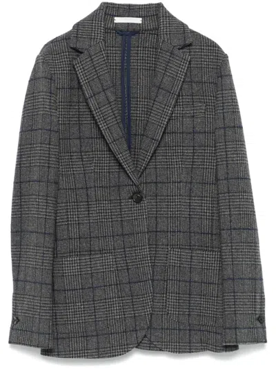 Circolo 1901 Prince Of Wales Check Blazer In Multicolor