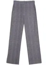 Circolo 1901 Check-pattern Straight-leg Trousers