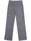 Circolo 1901 Check-pattern Straight-leg Trousers