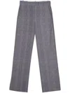 Circolo 1901 Check-pattern Straight-leg Trousers