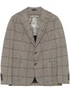Circolo 1901 Prince Of Wales Pattern Blazer In Neutrals