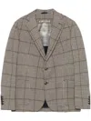 Circolo 1901 Prince Of Wales Pattern Blazer In Nude