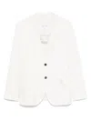 Circolo 1901 Prince Of Wales-pattern Blazer In White