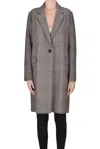 Circolo 1901 Prince Of Wales Print Coat In Gray