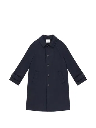 Circolo 1901 Raglan-sleeve Button-up Coat In Blue