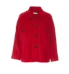 Circolo 1901 Corduroy Jacket In Red
