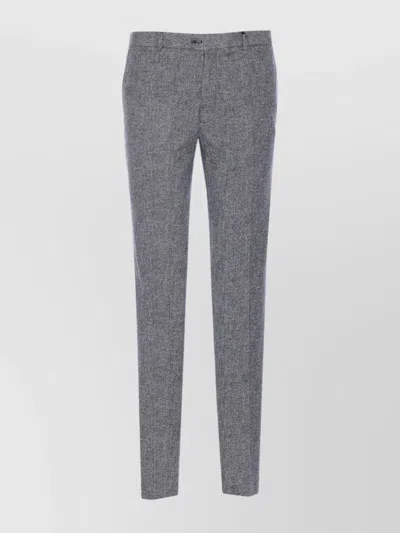 CIRCOLO 1901 REGULAR FIT TROUSERS WITH POCKETS AND BELT LOOPS