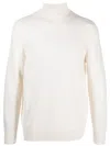 Circolo 1901 Alpaca-wool Blend Turtleneck Sweater With Fine Knit In Neutrals