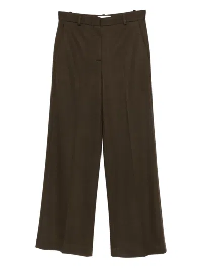 Circolo 1901 Seam-pockets Trousers In Brown