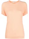 Circolo 1901 Short-sleeve Cotton T-shirt In Orange