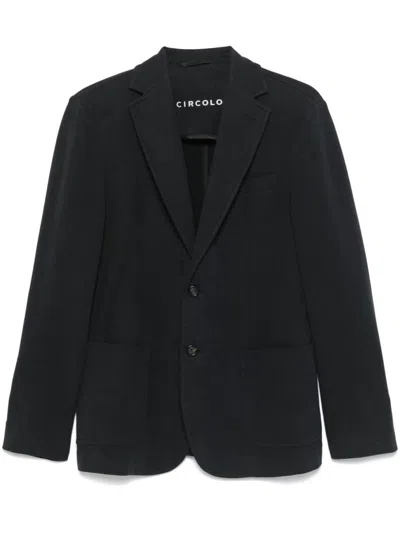 Circolo 1901 Single-breasted Blazer In 黑色